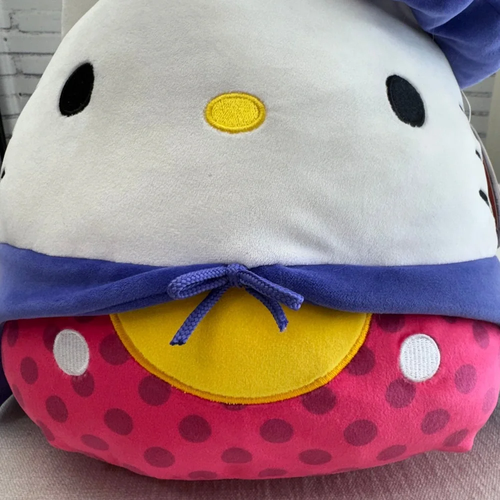 Hello Kitty Squishmallow 12 In Halloween Witch Plush Sanrio Jazwares Pink Purple